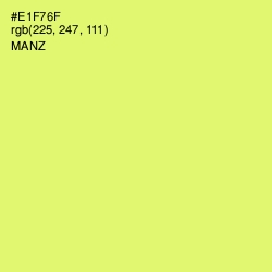 #E1F76F - Manz Color Image