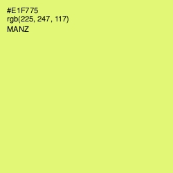 #E1F775 - Manz Color Image