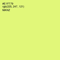 #E1F779 - Manz Color Image