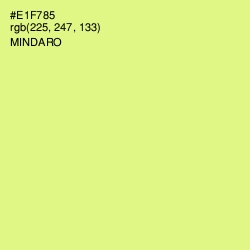 #E1F785 - Mindaro Color Image