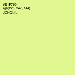 #E1F790 - Jonquil Color Image