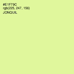 #E1F79C - Jonquil Color Image