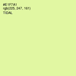 #E1F7A1 - Tidal Color Image