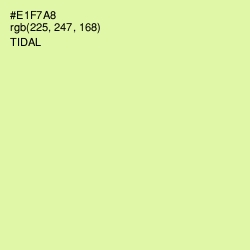 #E1F7A8 - Tidal Color Image