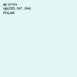 #E1F7F4 - Polar Color Image