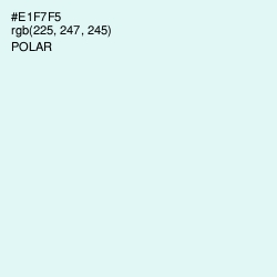 #E1F7F5 - Polar Color Image