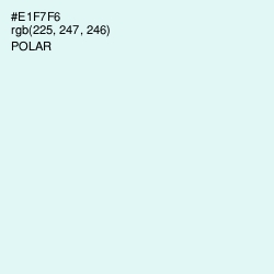 #E1F7F6 - Polar Color Image