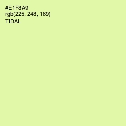 #E1F8A9 - Tidal Color Image