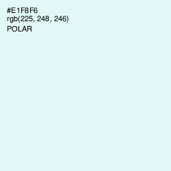 #E1F8F6 - Polar Color Image