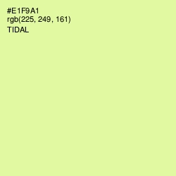 #E1F9A1 - Tidal Color Image