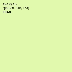 #E1F9AD - Tidal Color Image