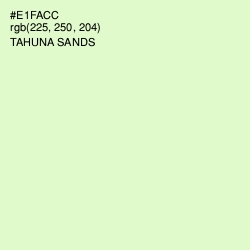 #E1FACC - Tahuna Sands Color Image