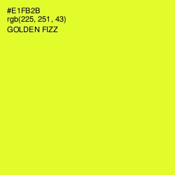 #E1FB2B - Golden Fizz Color Image