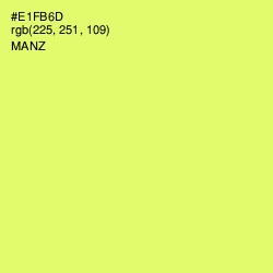 #E1FB6D - Manz Color Image