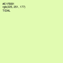 #E1FBB1 - Tidal Color Image