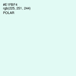 #E1FBF4 - Polar Color Image