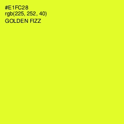 #E1FC28 - Golden Fizz Color Image