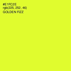 #E1FC2E - Golden Fizz Color Image