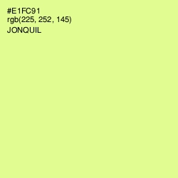 #E1FC91 - Jonquil Color Image