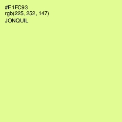 #E1FC93 - Jonquil Color Image