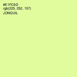 #E1FC9D - Jonquil Color Image