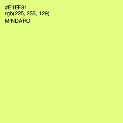 #E1FF81 - Mindaro Color Image