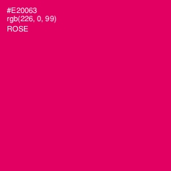 #E20063 - Rose Color Image
