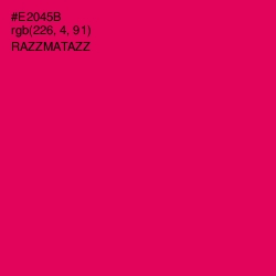 #E2045B - Razzmatazz Color Image