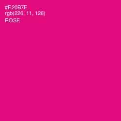#E20B7E - Rose Color Image