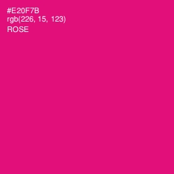 #E20F7B - Rose Color Image