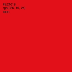 #E21018 - Red Color Image