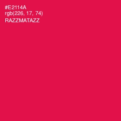 #E2114A - Razzmatazz Color Image