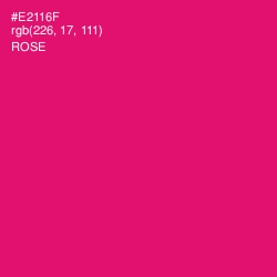 #E2116F - Rose Color Image