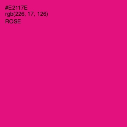 #E2117E - Rose Color Image