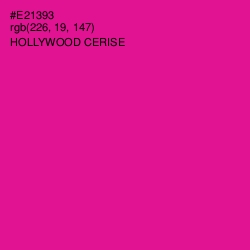 #E21393 - Hollywood Cerise Color Image