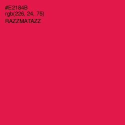 #E2184B - Razzmatazz Color Image