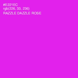 #E221EC - Razzle Dazzle Rose Color Image