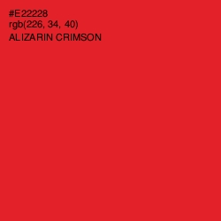 #E22228 - Alizarin Crimson Color Image