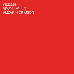 #E22925 - Alizarin Crimson Color Image