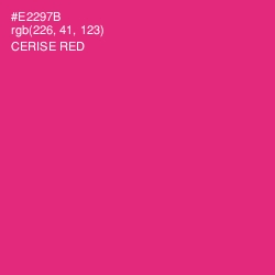 #E2297B - Cerise Red Color Image
