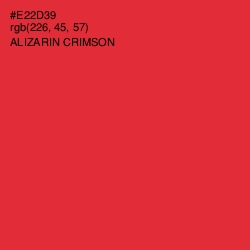 #E22D39 - Alizarin Crimson Color Image