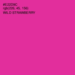 #E22D9C - Wild Strawberry Color Image