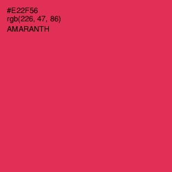 #E22F56 - Amaranth Color Image