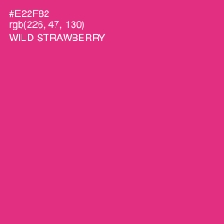 #E22F82 - Wild Strawberry Color Image