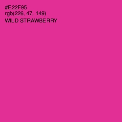 #E22F95 - Wild Strawberry Color Image