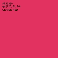 #E23360 - Cerise Red Color Image