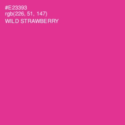 #E23393 - Wild Strawberry Color Image