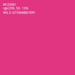 #E23581 - Wild Strawberry Color Image