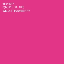 #E23587 - Wild Strawberry Color Image
