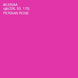 #E235AA - Persian Rose Color Image
